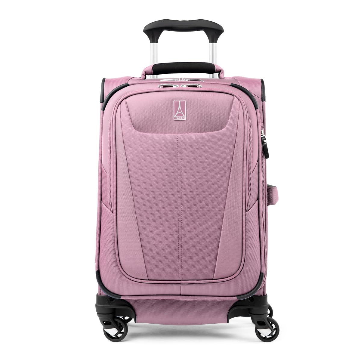 TravelproMaxlite 5 Softside Expandable Carry on Luggage with 4 Spinner Wheels, Lightweight Suitcase, Men and Women, Orchid Pink Purple, Compact Carry on 20-Inch