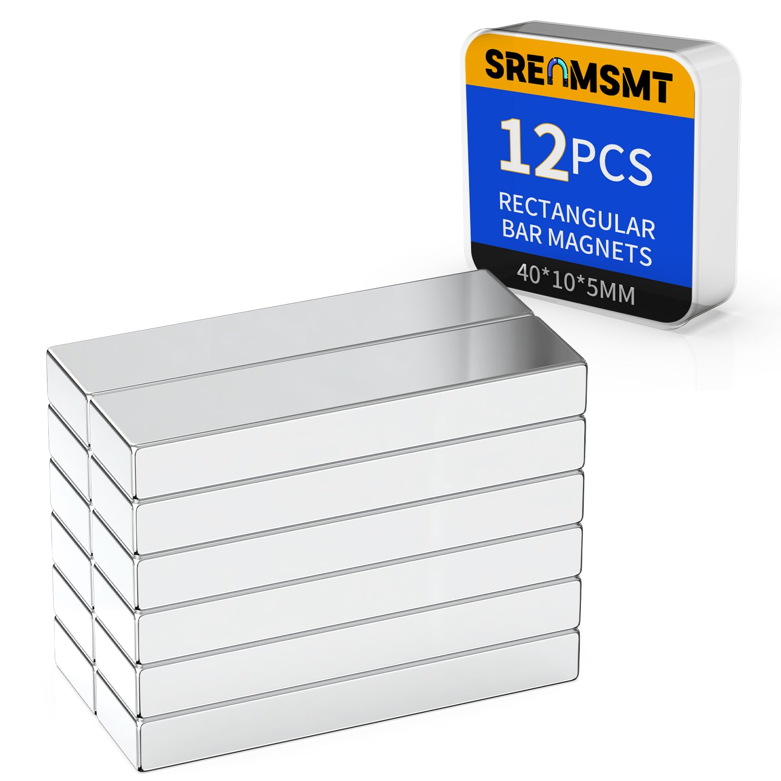 Powerful Neodymium Bar Magnets, 12 Pack Heavy Duty Magnet, 60x10x3 mm — Amazon image 32
