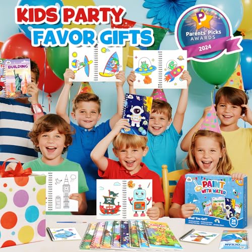 Image of ZMLM 24 Pack Coloring Books - Birthday Party Favors for Kids 4-8 Craft Gift