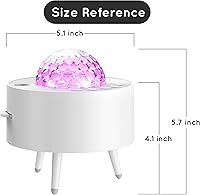 Vista 7 de Lumoonosity Proyector de olas oceánicas - Proyector de luz de agua para dormitorio, decoración de habitación de niños - Luz nocturna de galaxia