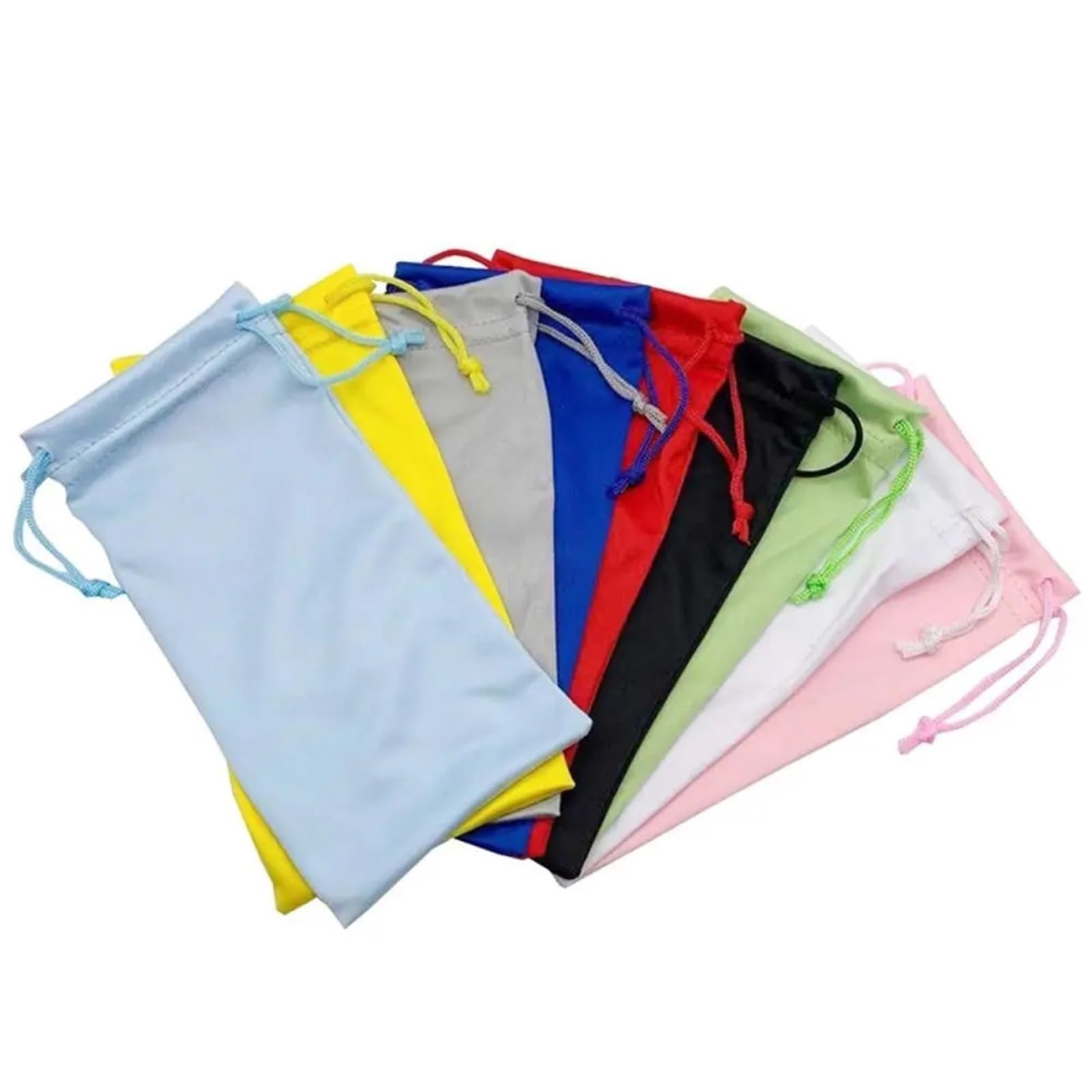 Lot de 36 pochettes à lunettes avec cordon de serrage pour lunettes de