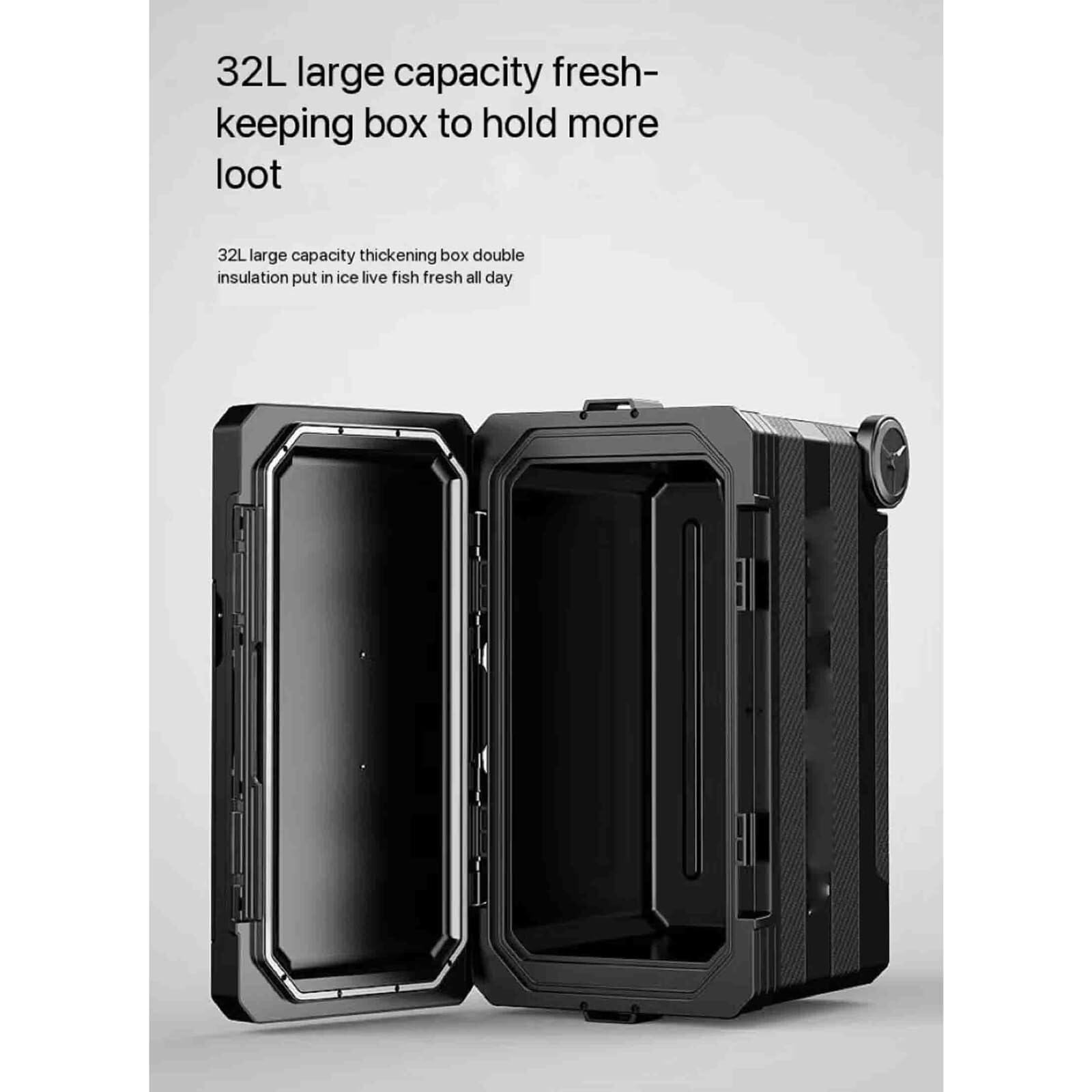 Caja de Aparejos de Pesca, Caja de Aparejos de Pesca, Asiento de Pesca, Caja de Aparejos, Silla de Pesca multifunción, Caja Seca de Pesca con Respaldo y Correa for el Hombro, Caja de Aparejos