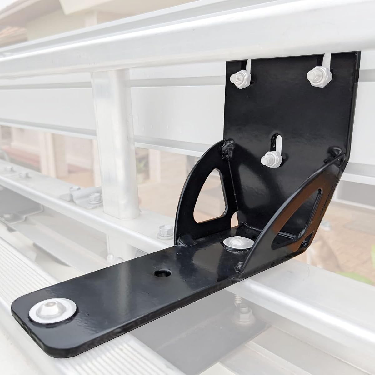 813402 50mm Awning Bracket Gusseted Awning Holder Compatible with Thule Rhino Heavy Duty Bar