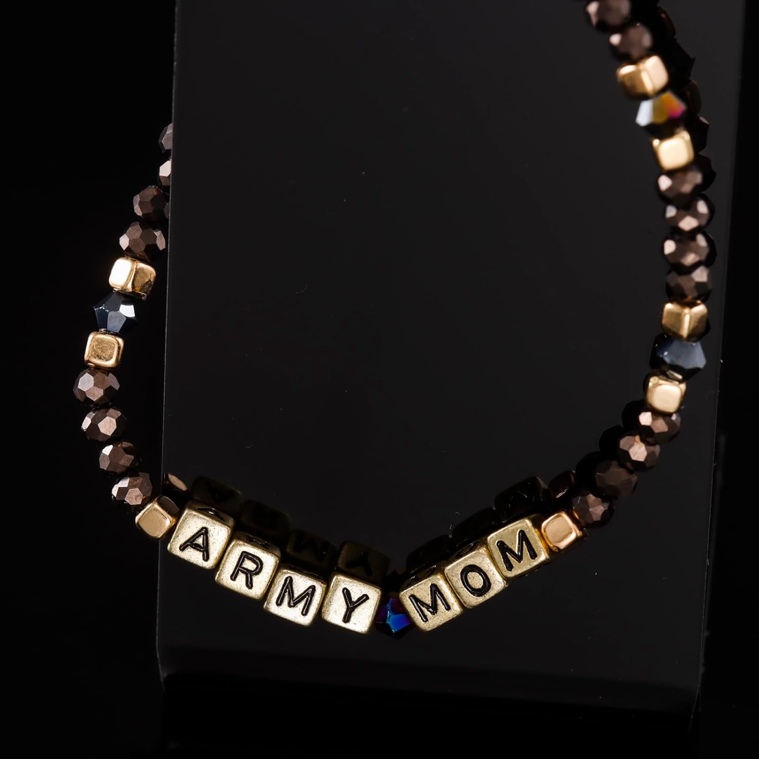 Kivosliviz Army Mom Bracelet for Women Gifts Military Bracelets Jewelry Proud Army Mom Bracelet - Image 2