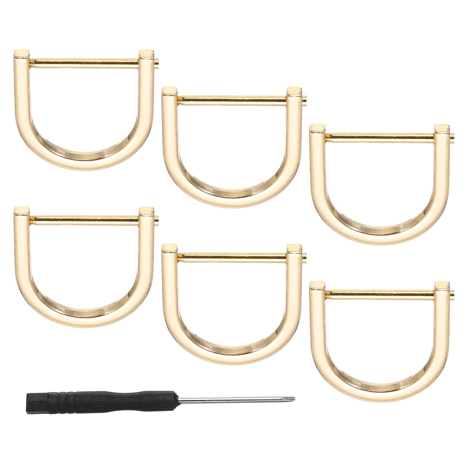 PATIKIL 1" D-Rings Screw in Shackle