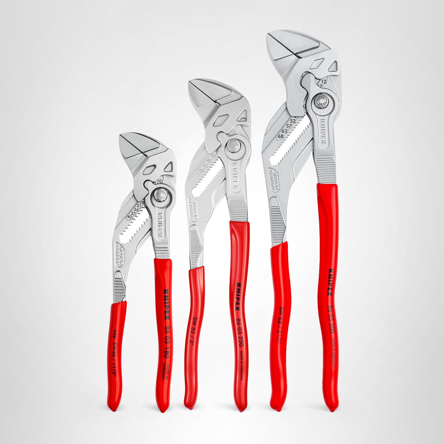 SERENIUX BlancNeige 3点セット KNIPEX 00 20 06 US2 3-Piece 7, 10 and 12 Pliers Wrench Set - Slip