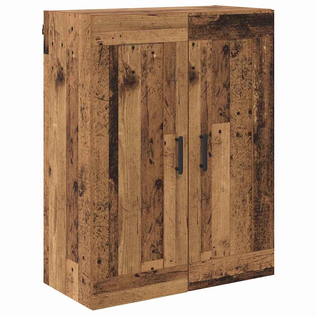 Komoda Highboard z materiału drewnopochodnego z 2-częściowego zestawu, wysokość 180 cm, 4 drzwi na zawiasach, stabilna metalowa rama, uniwersalna szafka do kuchni i salonu do przechowywania i