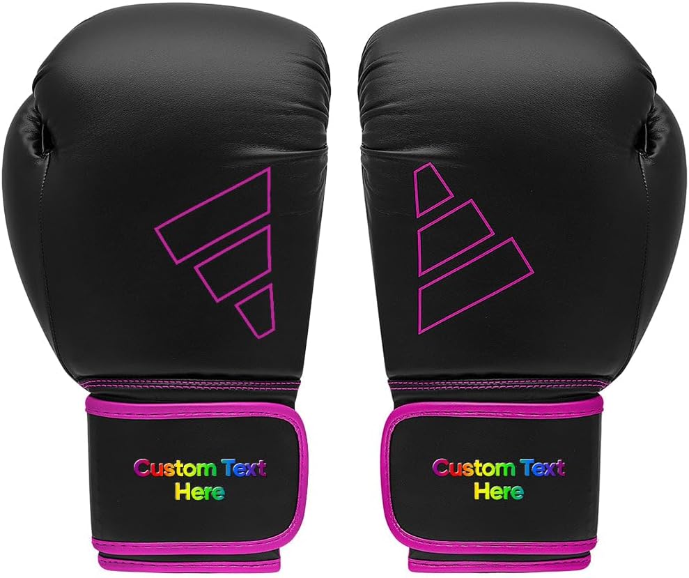 Adidas Custom Boxing Gloves - Hybrid 80 - for Boxing, Kickboxing, MMA, Bag, Training & Fitness - Custom Boxing Gloves for Gifts, Souvenirs