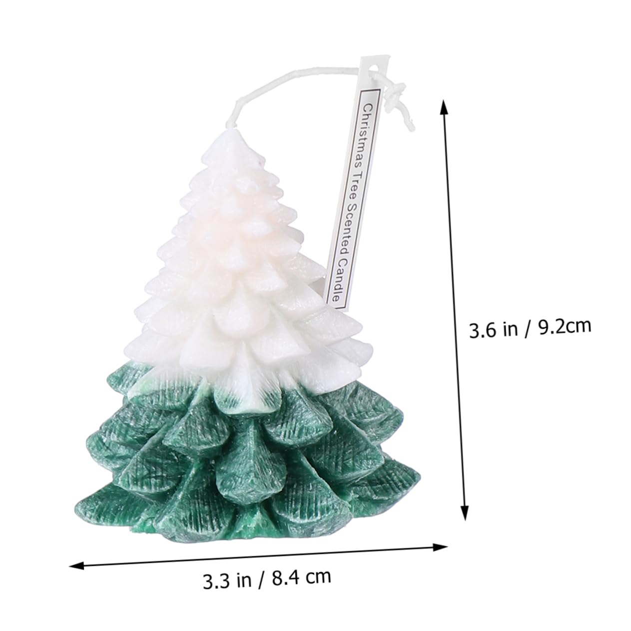 Ipetboom 1pc Christmas Scented Candle Wax Candle for Home Elegant for Parties Weddings and Festive Celebrations