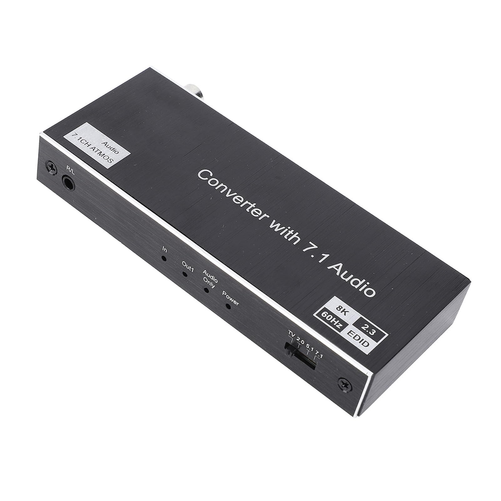 Divisor de Conmutador Multivisor HDMI 8K, Conmutador Multivisor HDMI sin Costuras 1 en 2 Salidas con Control Remoto IR, 4K 120 Hz para Cámaras de Seguridad, HDTV, PC, Proyectores