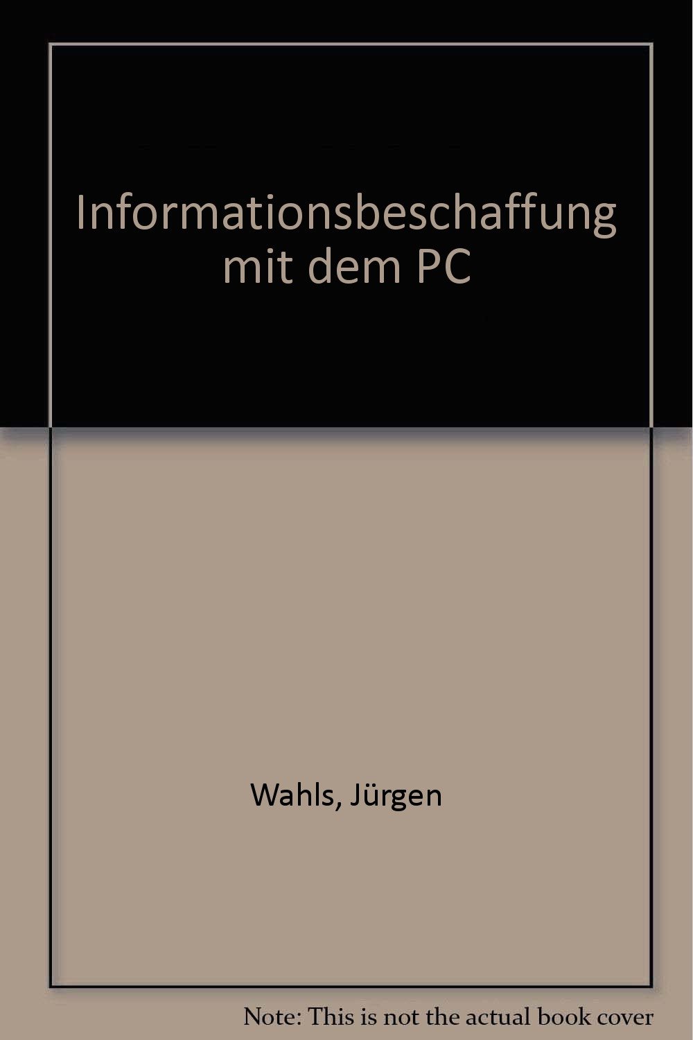 Informationsbeschaffung mit dem PC