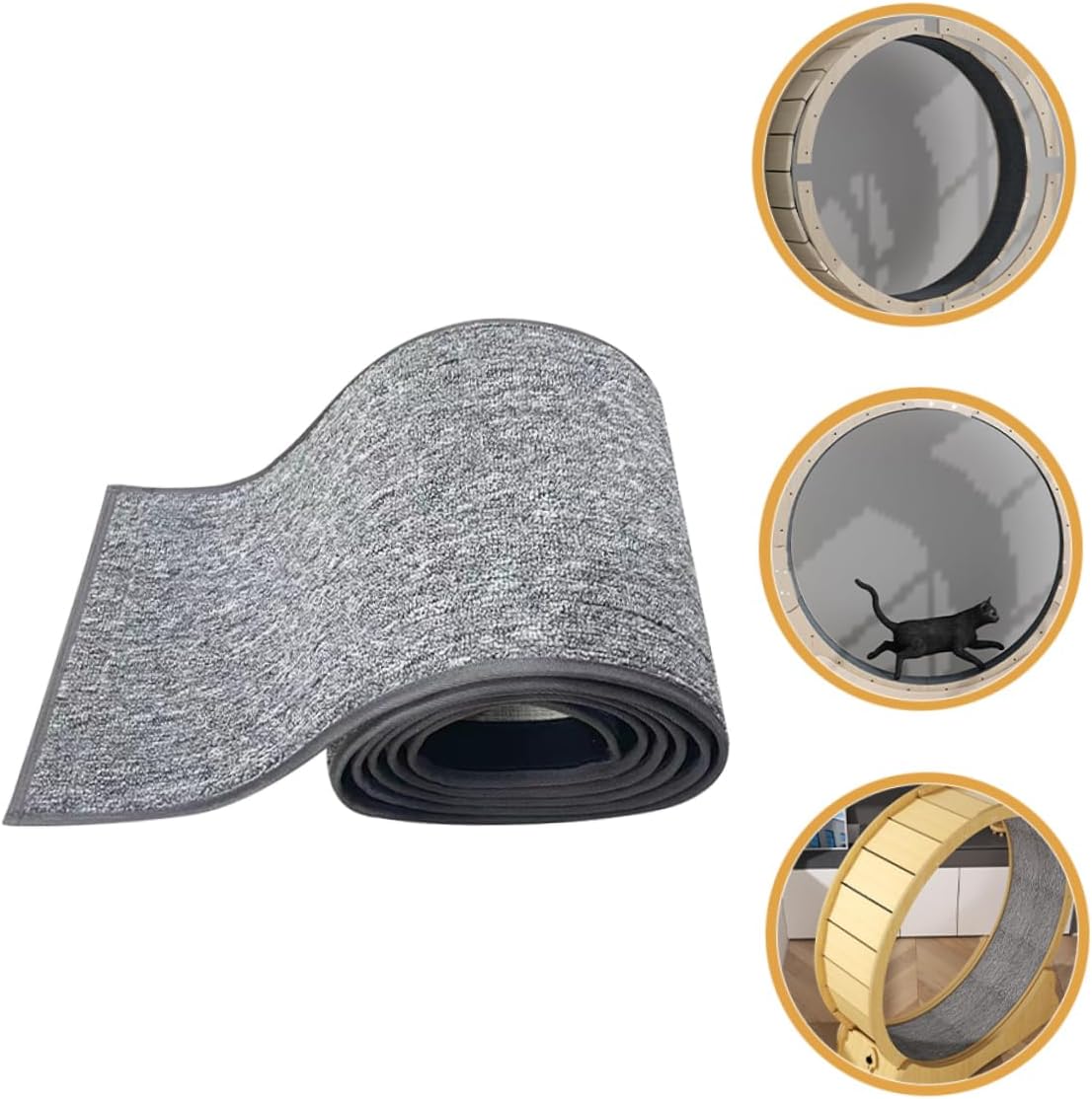 Sosoport Replacement Running Wheel Mat for Cats Scratch Pad and Scratching Board Accessories for Exercise Equipment for Indoor Play and Engagement