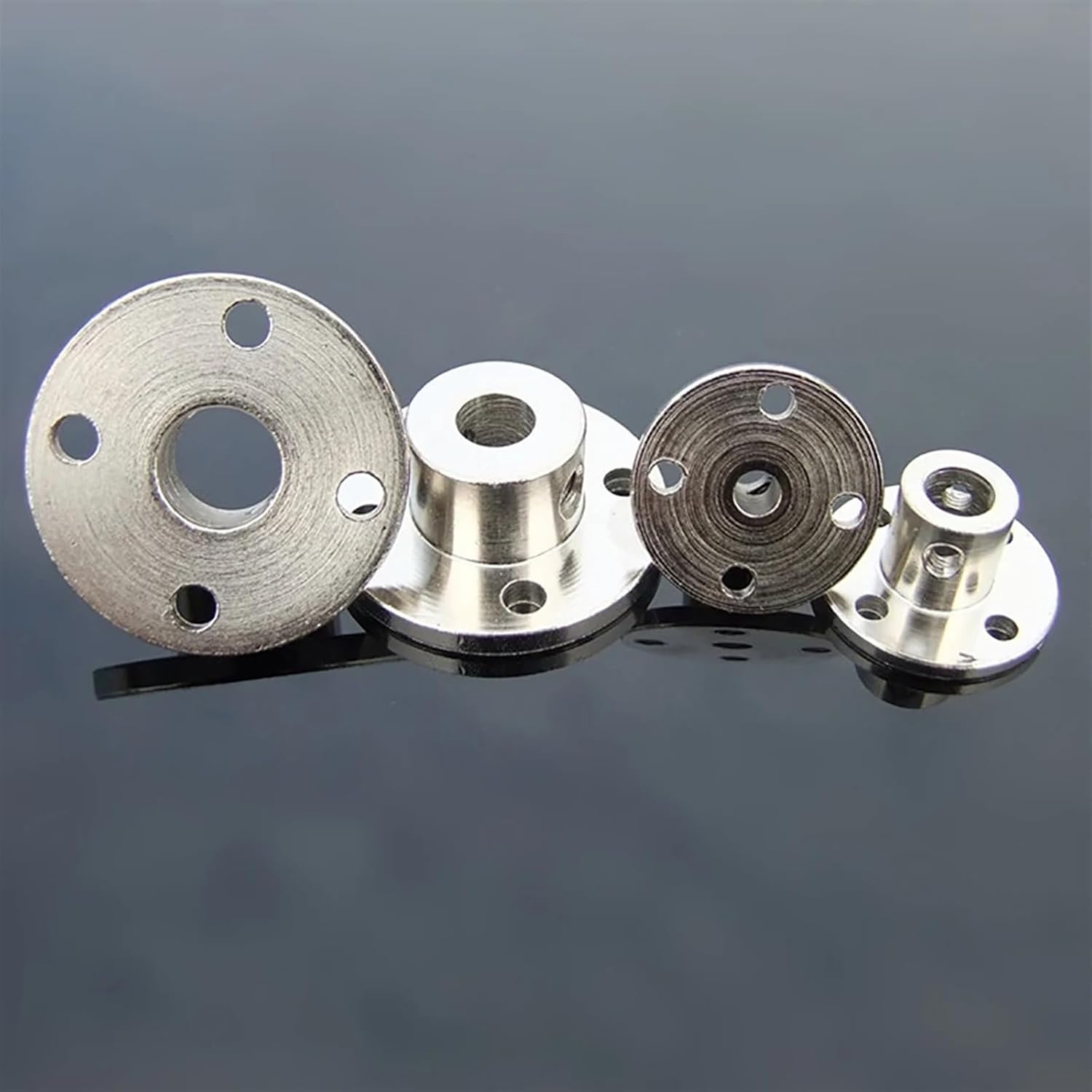 Flange Rigid Motor Shaft Coupling 3/4/5/6/8-14mm Coupler Transmission Connector Sleeve Adapter for Boat Car Model Airplane 1Pcs(6mm)