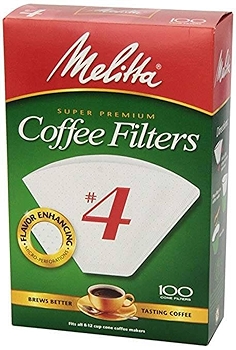 Melitta No. 4 Cone Coffee Filters