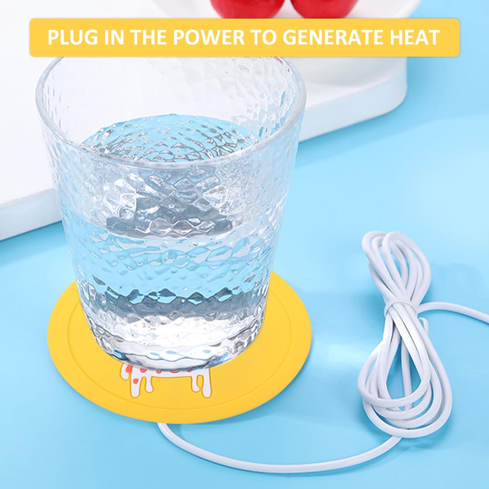 Scalda Tazza USB Scaldatazze da Caffè Sottobicchiere Riscaldante Elettrico per Caffè Cacao e Bevande Calde Regalo di Natale