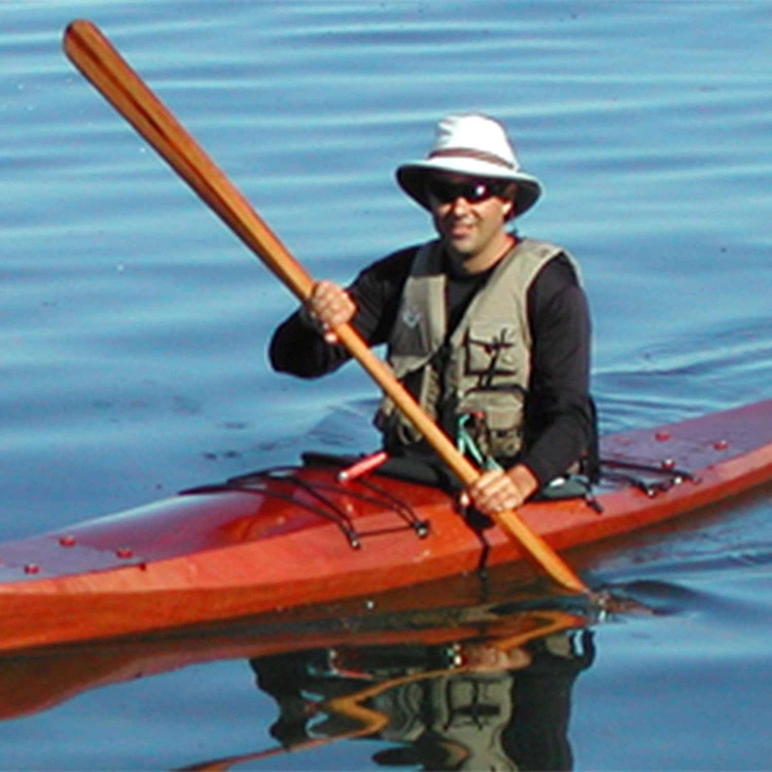 John Paddle let's rOAR www.johnpaddle.com Grenlandia wiosło Eskimo 210-225 cm do kajaka morskiego, bardzo lekkie, około 710-890 g, z cedru i jesionu, tradycyjne wiosło Grenlandii