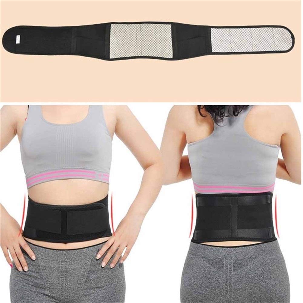 Tutore Lombare Vita Regolabile Tormalina Autoriscaldante Terapia Magnetica Cintura di Supporto for la Schiena Cintura Lombare Fascia for Massaggio Assistenza Sanitaria Uomo Donna,Supporto l