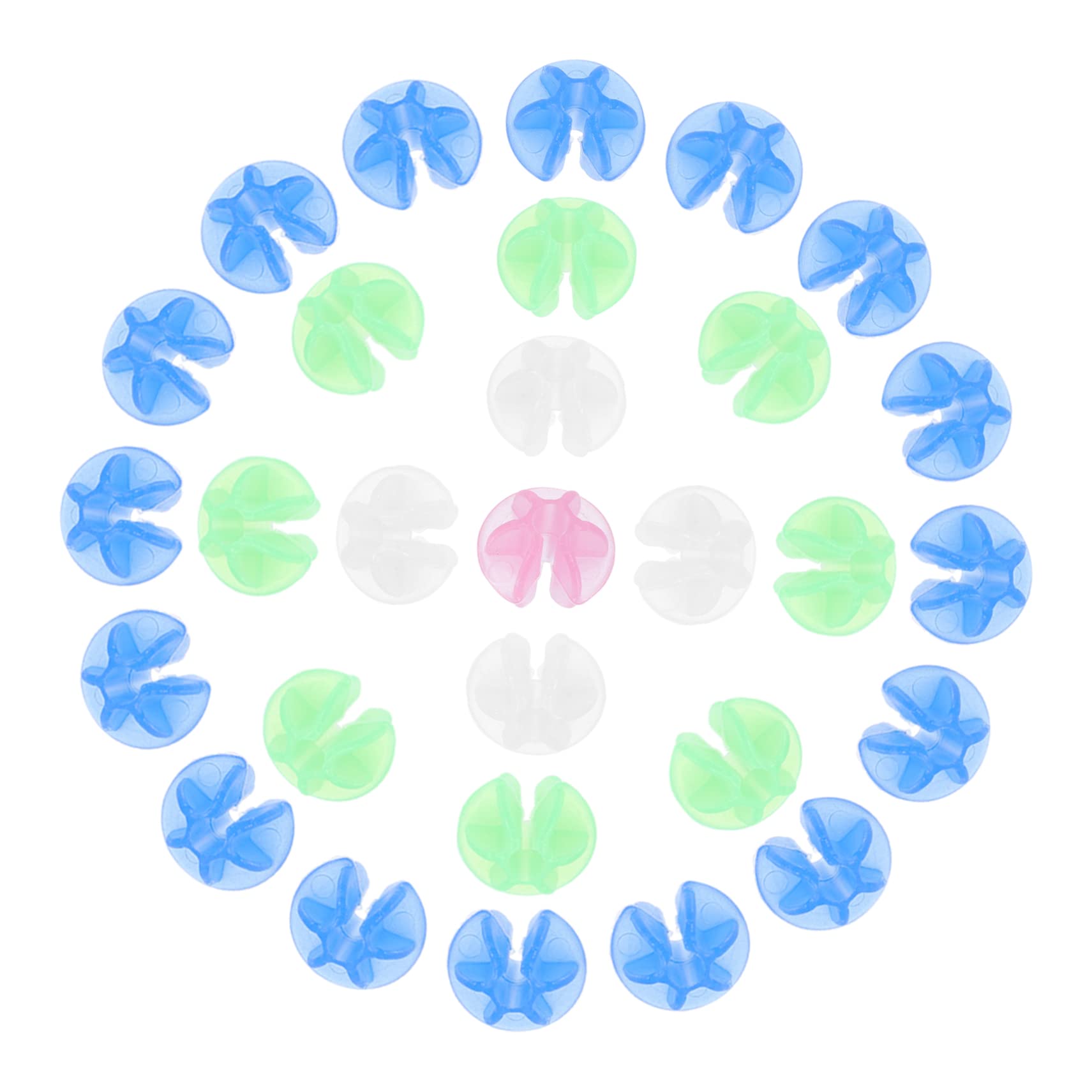 BESPORTBLE 2 Packs Colored Bike Beads Wheel Decor for Bicycles Easy Snap Installation Fun Plastic Accessories for Bicycle Spokes Vibrant and Fade Resistant Design