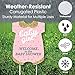 Big Dot of Happiness Hello Little One - Pink and Gold - Party Decorations - It's A Girl Baby Shower Welcome Yard Sign