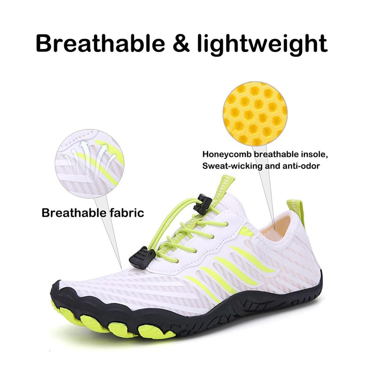 Grounding Shoes with Copper, Grounded Shoes for Women Men Grounded Barefoot Footwear Hike, Outdoor Waterproof Non-Slip