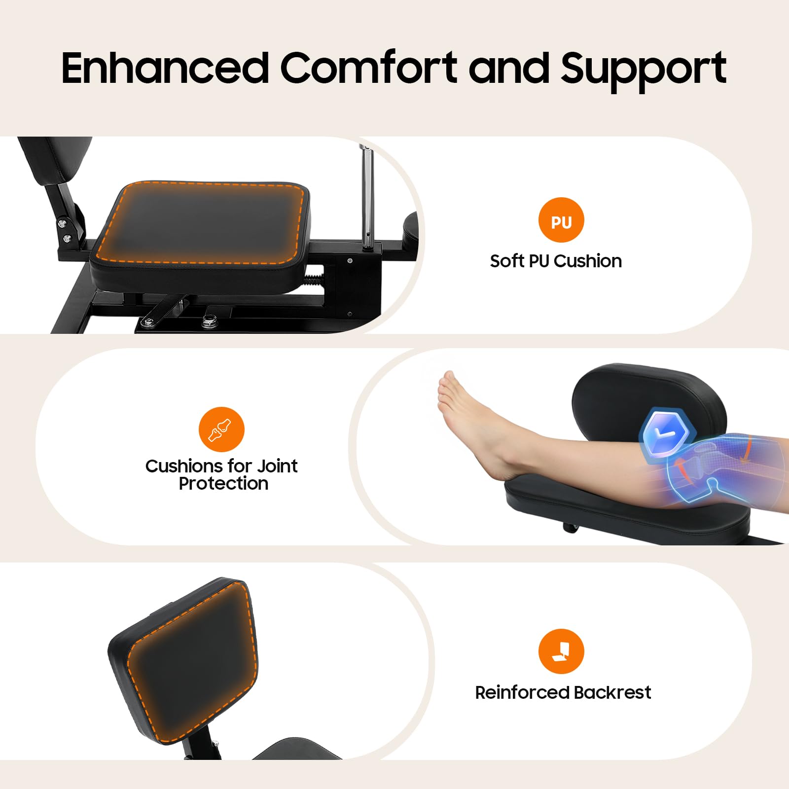Spagattrainer per Allungare Gli Adduttori Fino a 200° - Spalancatore per Gambe Con Manovella Girevole - per Balletto, Arti Marziali e Fitness