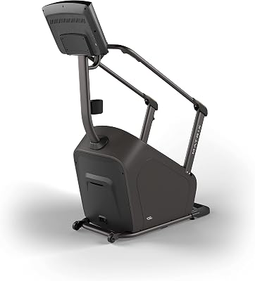 Matrix Fitness C50 ClimbMill, máquina de escaleras de bajo impacto | Quema de altas calorías, entrenamiento de bajo impacto, resistencia cardiovascular | Diseño de techo bajo, potente freno de inducción de fuerza exacta