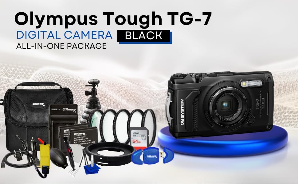 Amazon | Ultimaxx Advanced Olympus Tough TG-7 デジタルカメラ 