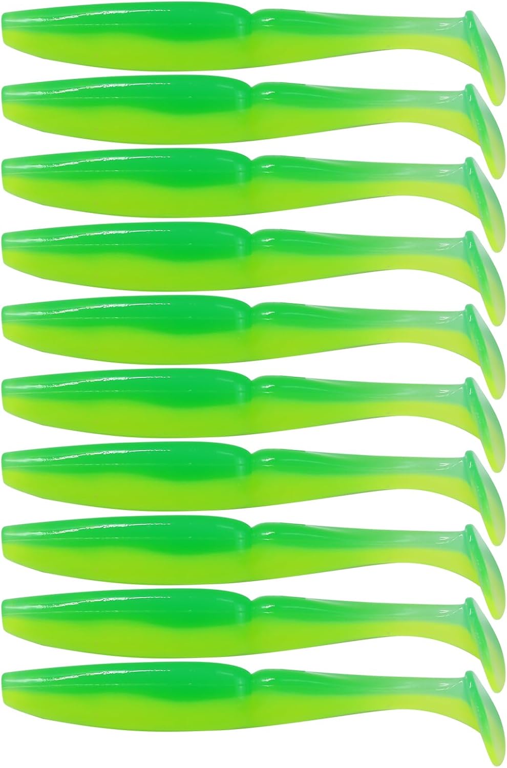 Soft Plastic Fishing Lures With Paddle Tail Swimbait Popular Design
