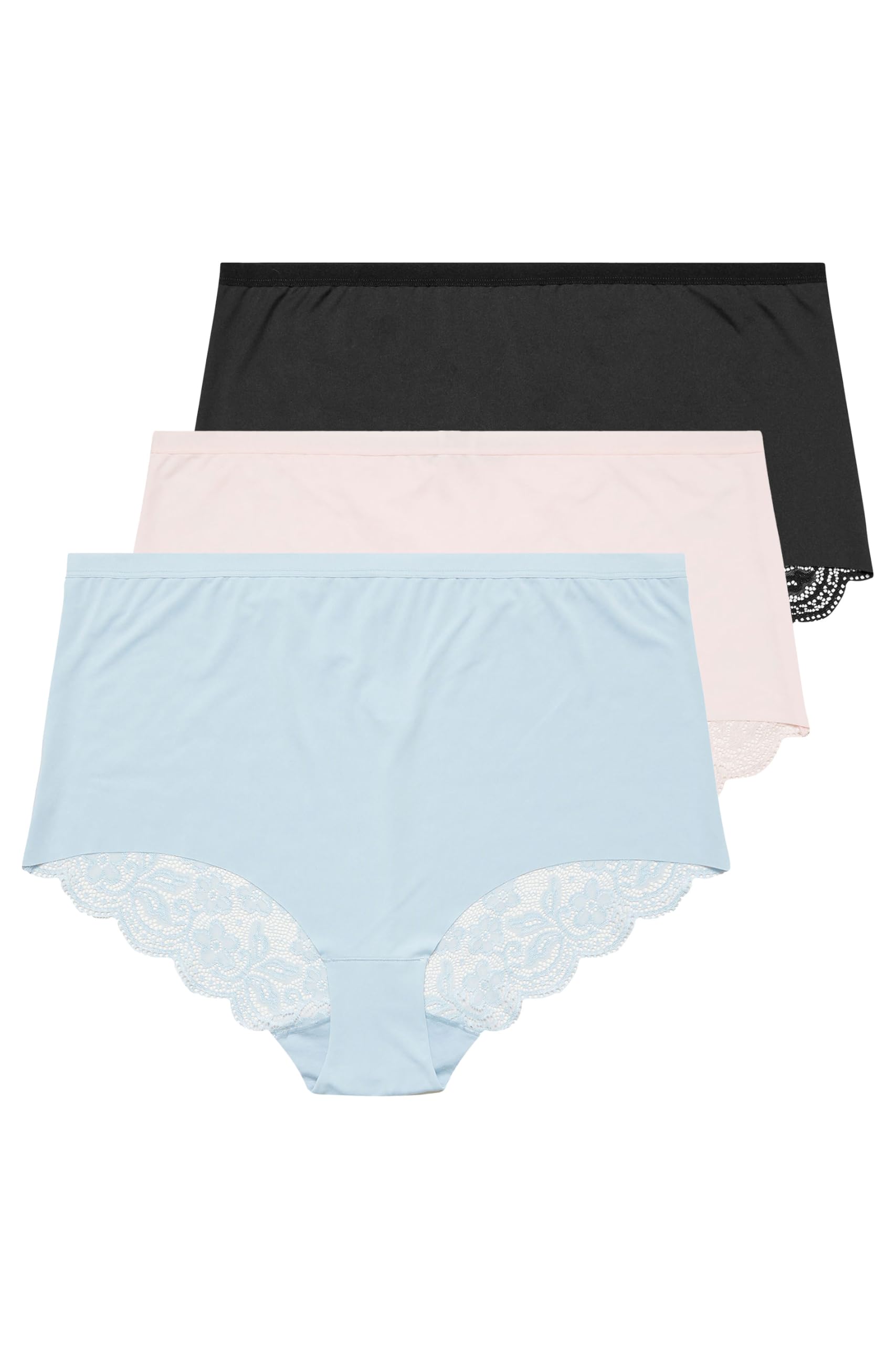 Yours Women's 3 Pack Lace Full Briefs | Size: 22-24