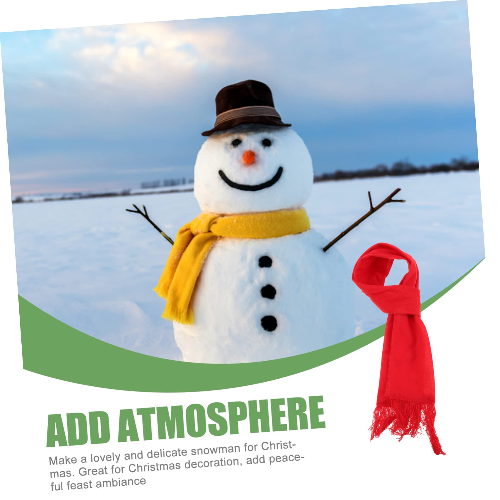 PRETYZOOM 4 Sätze Schneemann Verkleiden Sich Weihnachts-schneemann-kit Schneemann, Der Stütze Verziert Spielzeugzubehör Zum Bauen Von Schneemännern Schneemann Macht Requisiten Holz