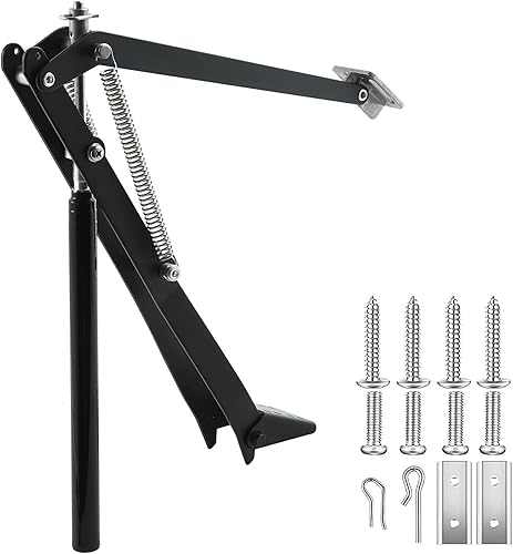 CHANGE MOORE Abridor de ventilación automático para invernadero automático, negro, 1 paquete, abridor de ventana de techo, kit de ventilación