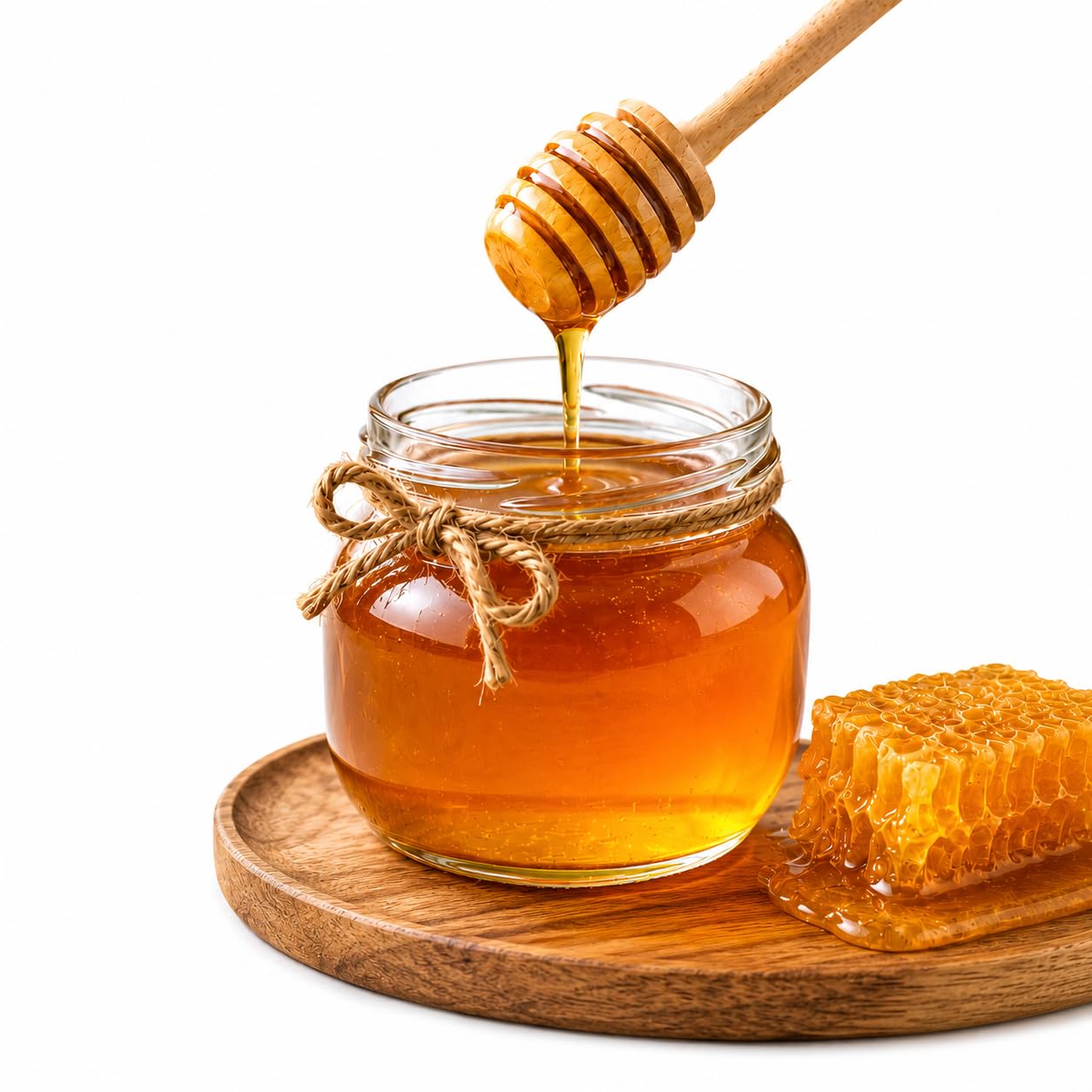 Wooden Honey Spoon Stick Dipper Mini Honey Spoons Wood Dipper Honeycomb, Honey Dip Wood Dispenser, Natural Honey Server Drizzle-image-4