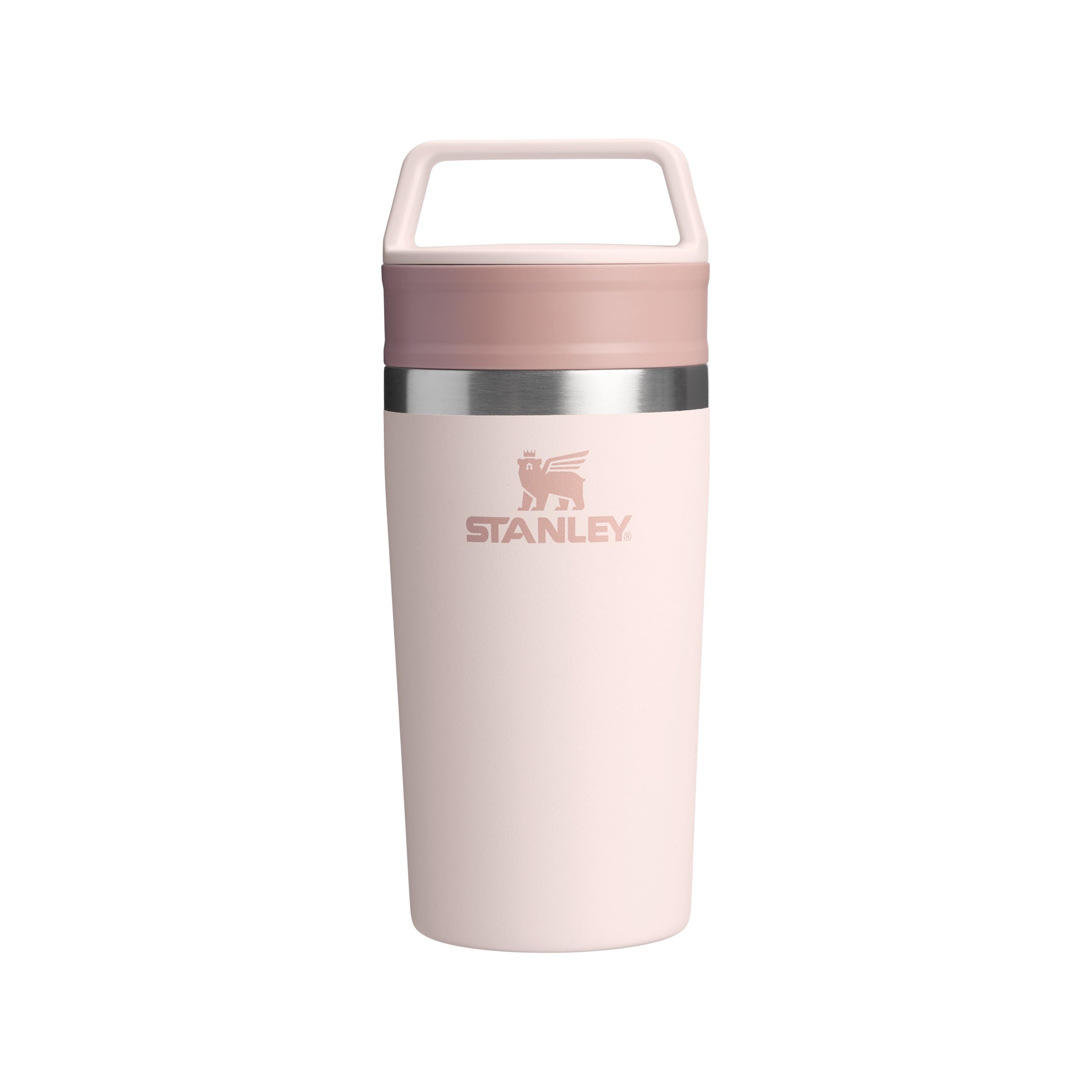 STANLEY Termos Caffè To-Go 0.35L - Mantiene 4 Ore Caldo - 5 Ore Freddo - Lavabile in Lavastoviglie - A Prova di Perdite - Tazza Termica Acciaio Inox - Rose Quartz 0.35L Rose Quartz