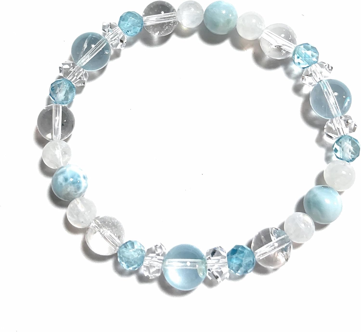 しも 期間限定 11月の誕生石【Malline 】 天然石 ブルートパーズ ラリマー