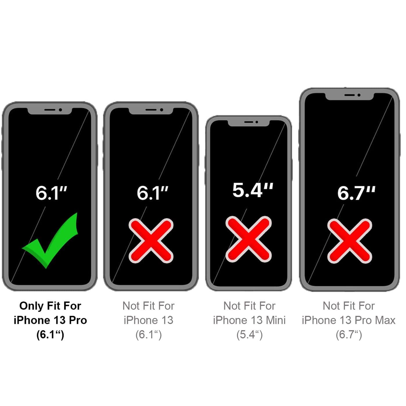 Verco Case compatible with iPhone 13 Pro Max, Flip Wallet Cover with Magnetic Closure for iPhone 13 Pro Max Phone Case - blue - Image 3