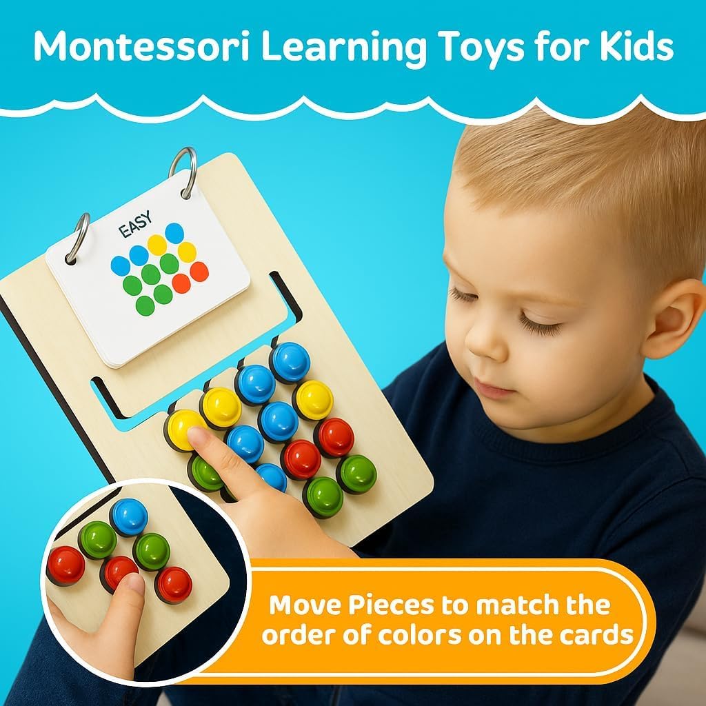 Niwlix Puzzle Board Game - Early Learning Toys for Kids -6