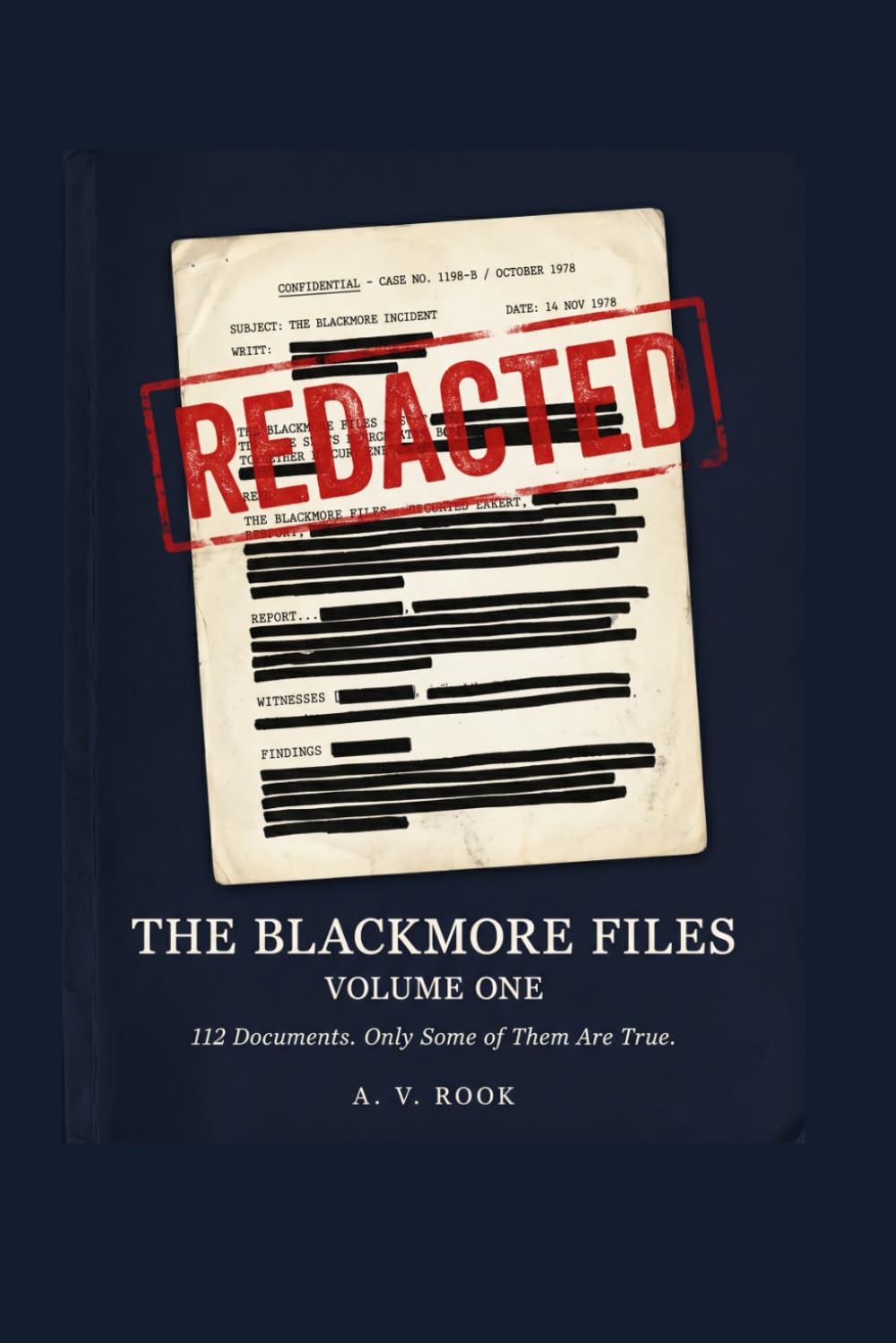 REDACTED: The Blackmore Files: A Mystery Puzzle Book — 112 Documents, Only Some of Them Are True