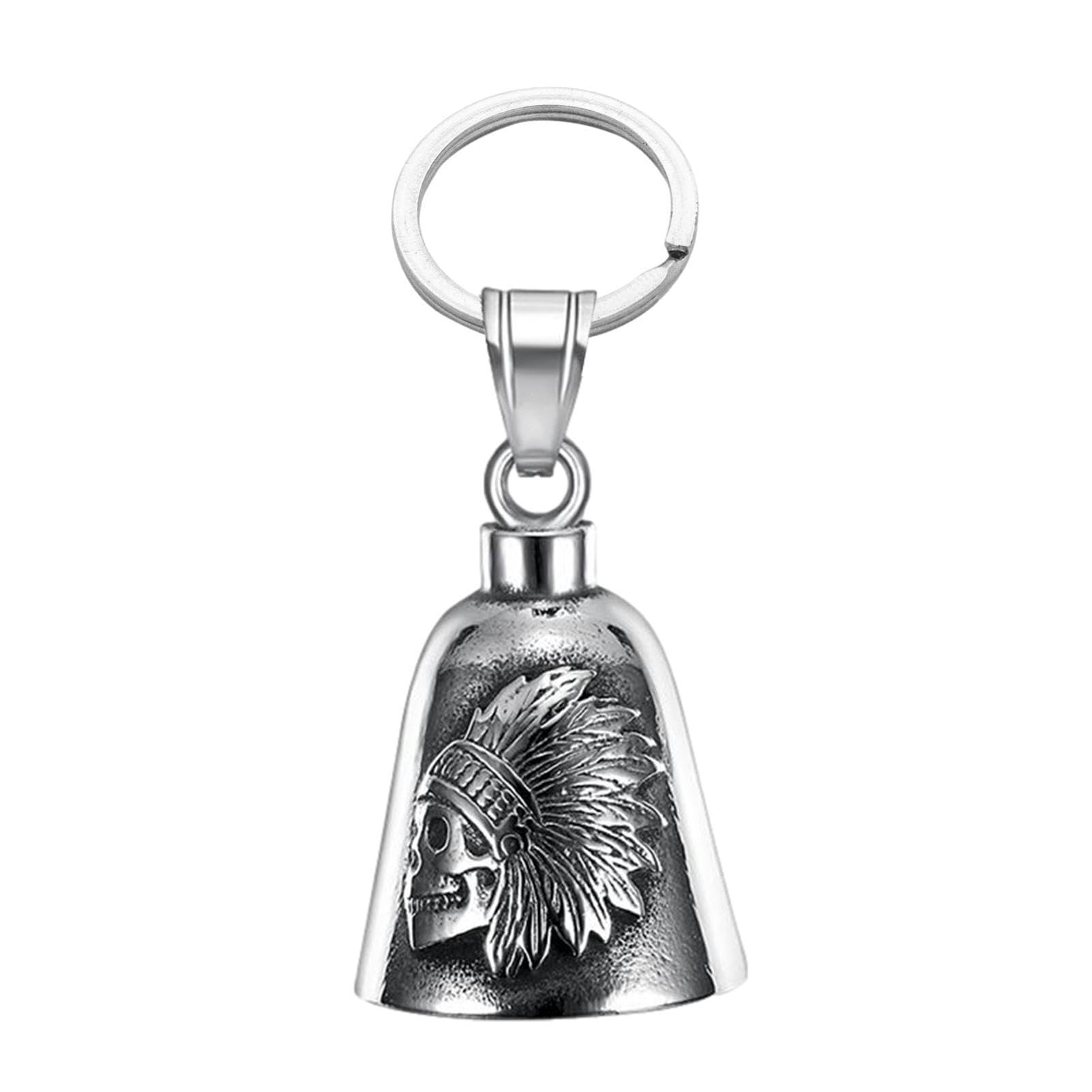 Yulokdwi Motorcycle Bell, Angel Motorcycle Biker Bell, Good Luck Biker Bells & Motorcycle Accessories,Mens Keyring, Biker For Men, Portable Biker Bells, For Fathers Day,