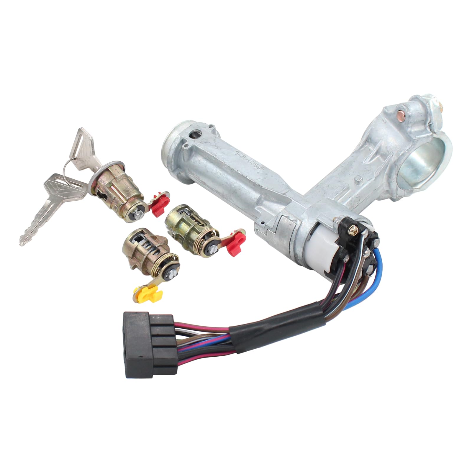 こきち MOTOKU Ignition Switch Assembly and Door Lock Cylinder Set for