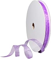 Vista 67 de Morex Ribbon 91803/100-609 Cinta de nailon Organdy, 5/8 pulgadas por 100 yardas, color rojo