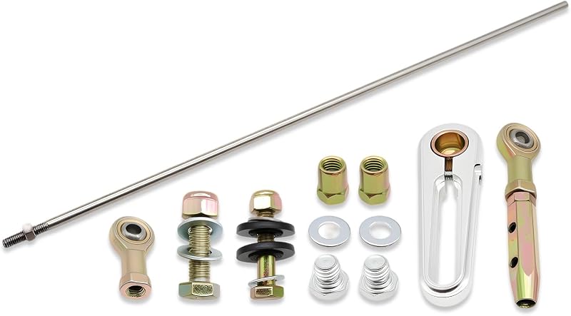 Kit de ligação ajustável da coluna de câmbio Jecoupoon ACA-1800 para transmissões TH200, TH350, TH400, 4L60, 4L60E, 4L80E e 700-R4 – 1 unidade