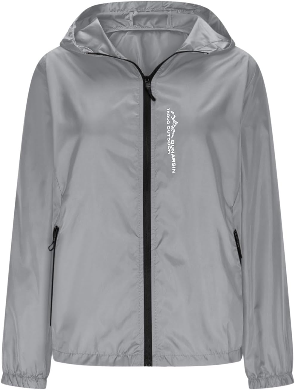 Women's Waterproof Jackets Hooded Long Sleeve Coats Sun Protection Raincoats Solid Casual Outfits Tops