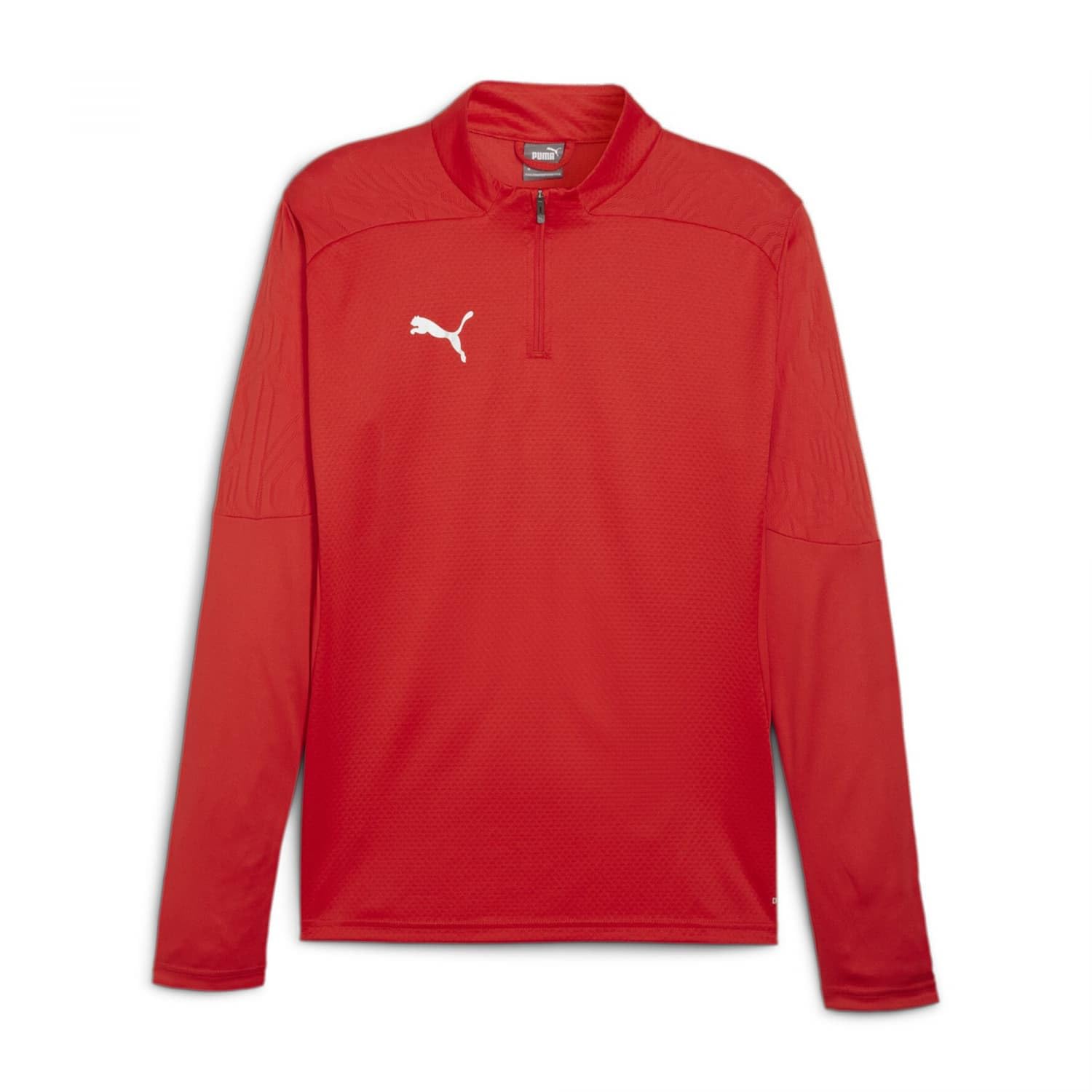 Puma Men' Red Teamfinal Training 1/4-Zip Fleece in Size S, Sports Direct