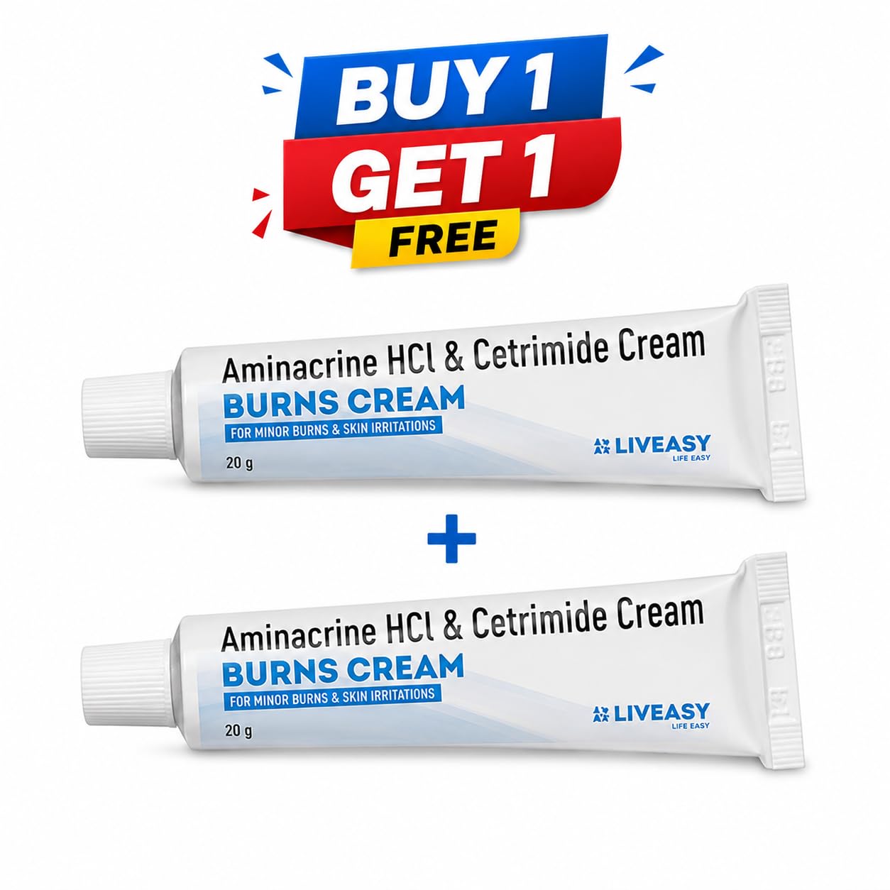 LIVEASY Wellness Burns Cream 20g Pack of 1+1 Free — Amazon image 2