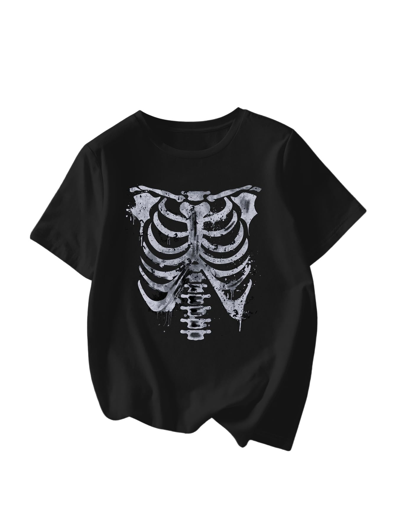 RoseSeek Women's Graphic Letter Tee Crew Neck Trendy Summer Vintage T Shirt