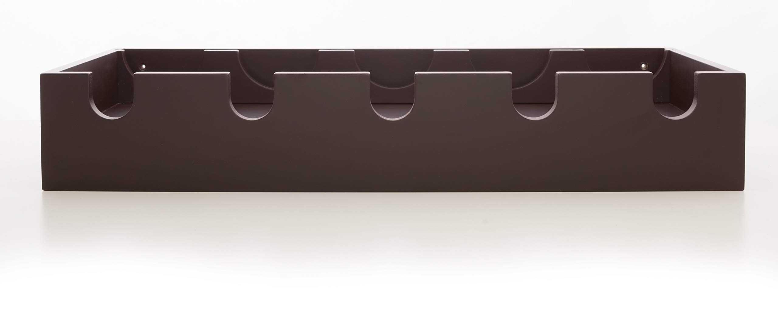 Kiera Grace Ellington Wine Bottle Wooden Floating Shelf/Wall Rack- 23.75