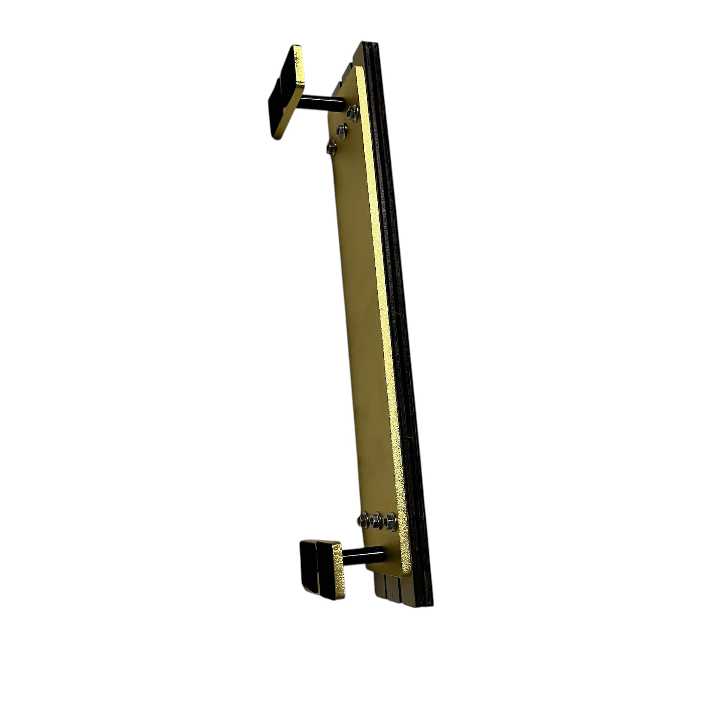 LEEFAI Pro Wood Fingerboard Park Bench 25.0 cm Street mini FingerSkate Obstacle - Unassemble (Gold)