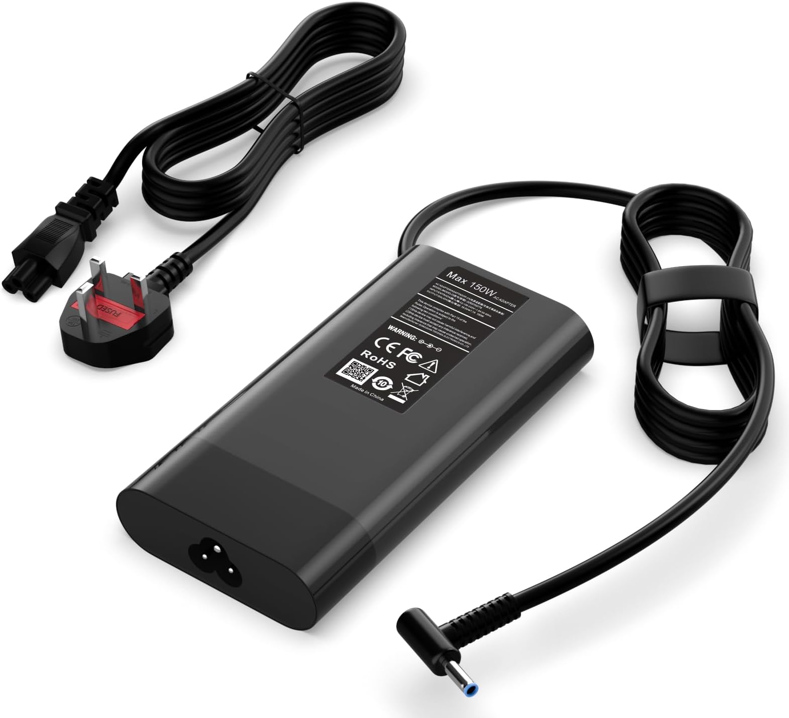 150W AC Adapter Compatible with HP ZBook 15 16 17 15U 15V G7 G3 G4 G5 G6 G8 G9 ZBook Studio G3 G4 G5 G6 G7 G8 Victus Pavilion Fury 15 17 TPN-CA11 TPN-DA09 Gaming Power Charger Supply 7.7A