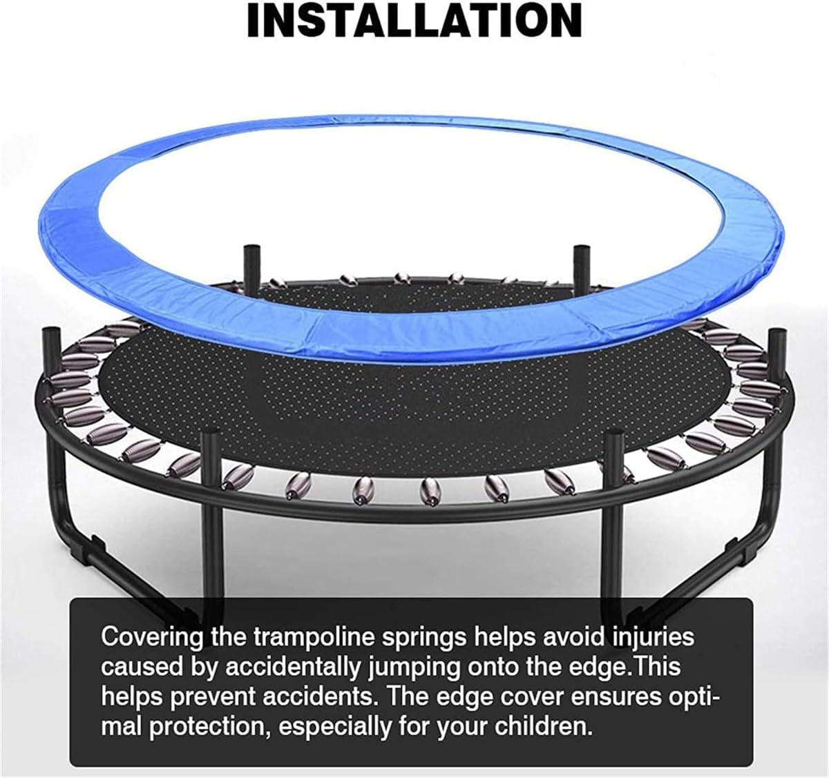 Round Trampoline Safety Pad 6Ft 8Ft 10Ft 12Ft 14Ft 15Ft 16Ft Replacement Trampoline Protection Mat for Trampoline Accessories