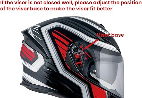 Reemplazo de escudo K5 para AGV K1, K1S, K3SV, K5, K5S, visera de protección UV (solo uso en el día negro)